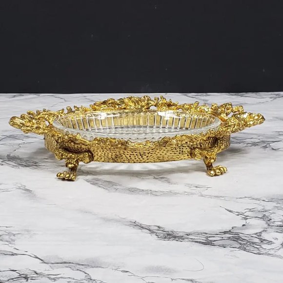 Hollywood Regency Vanity or Soap Dish Vintage - Picture 6 of 11